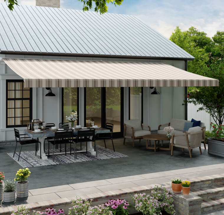 Performance Acrylic Fabric Awning